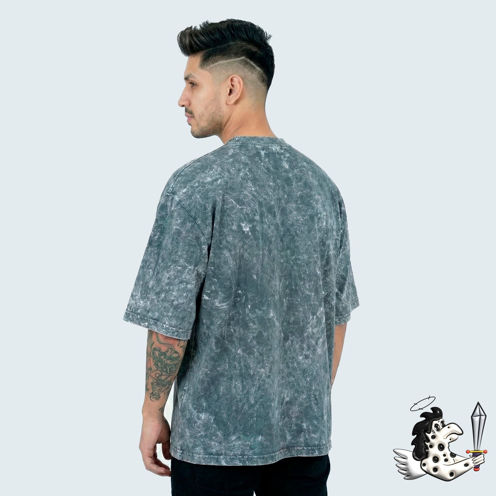 PLAYERA ACID WASH