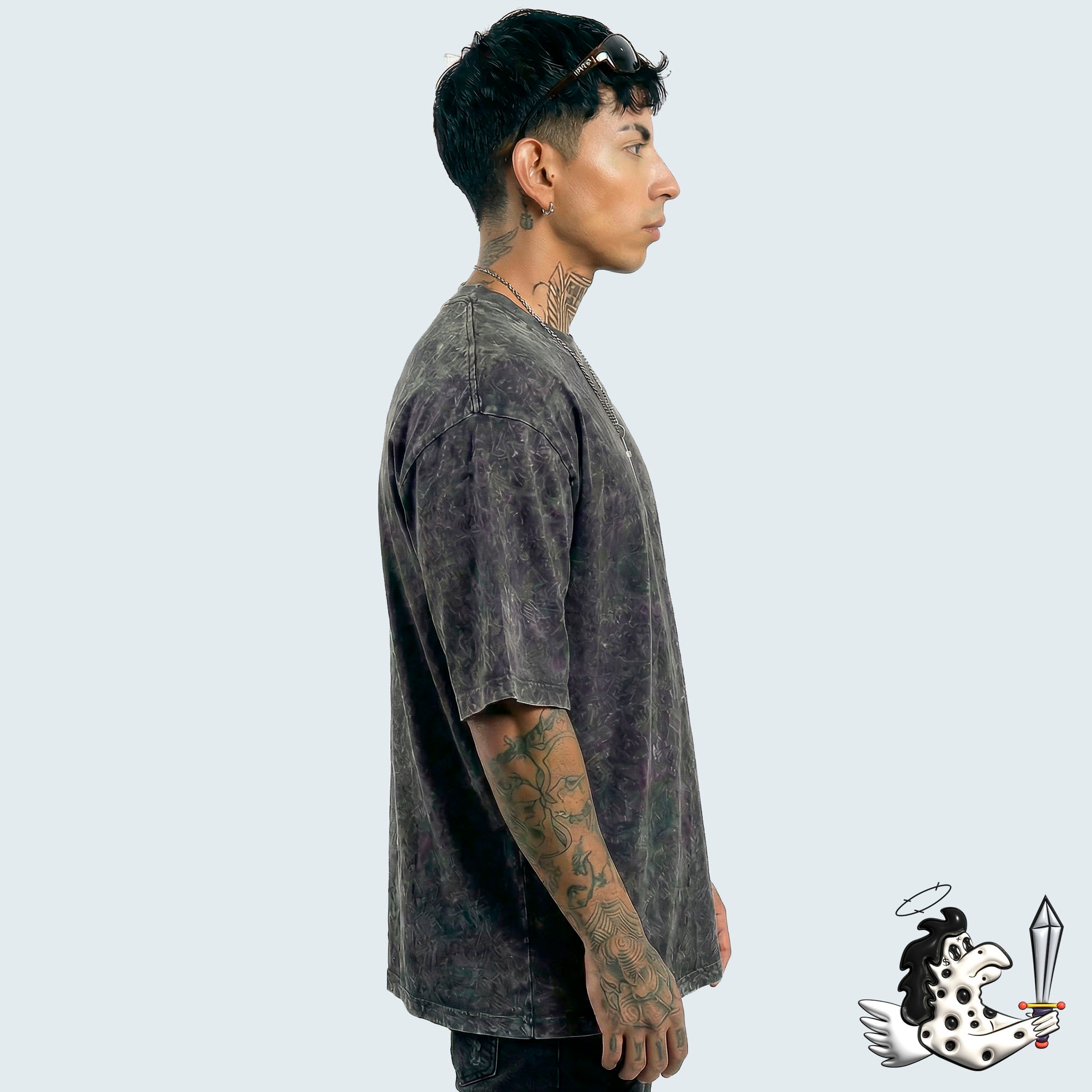 PLAYERA ACID WASH