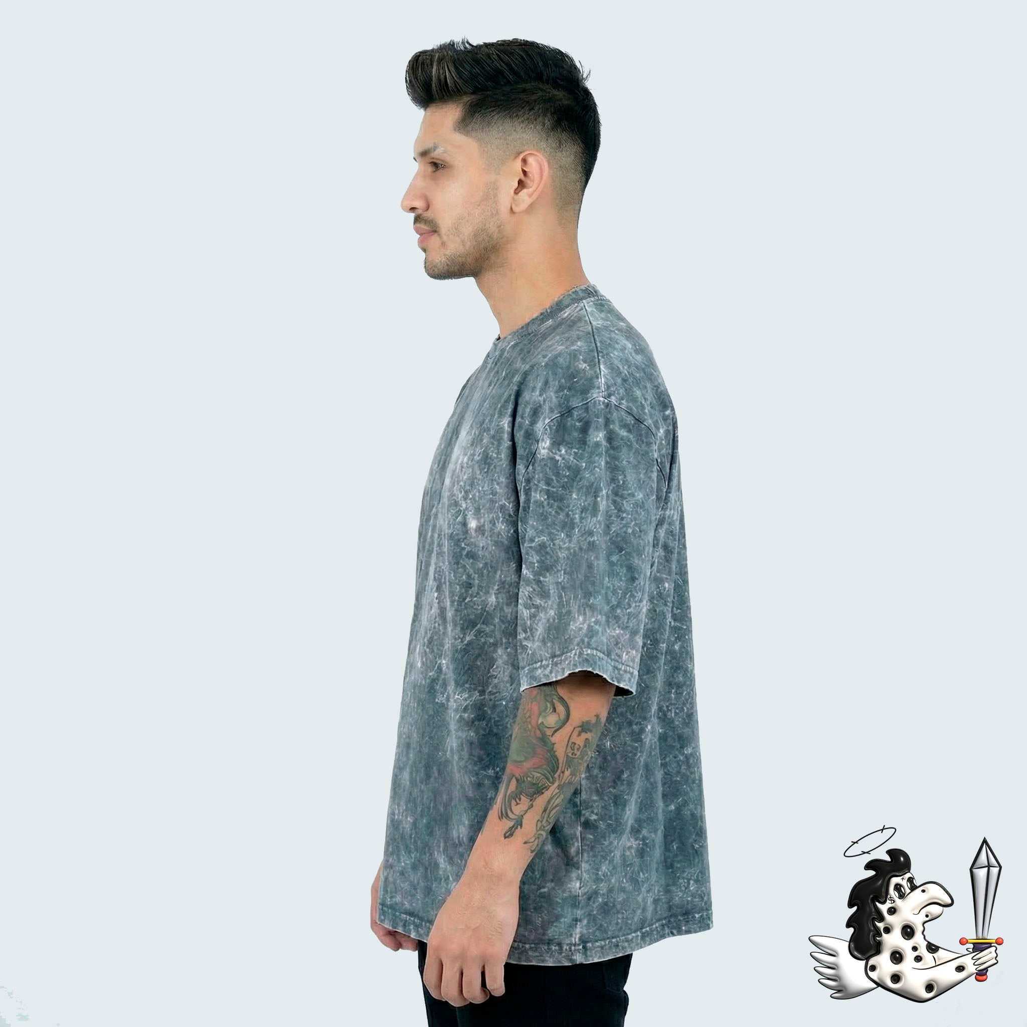 PLAYERA ACID WASH