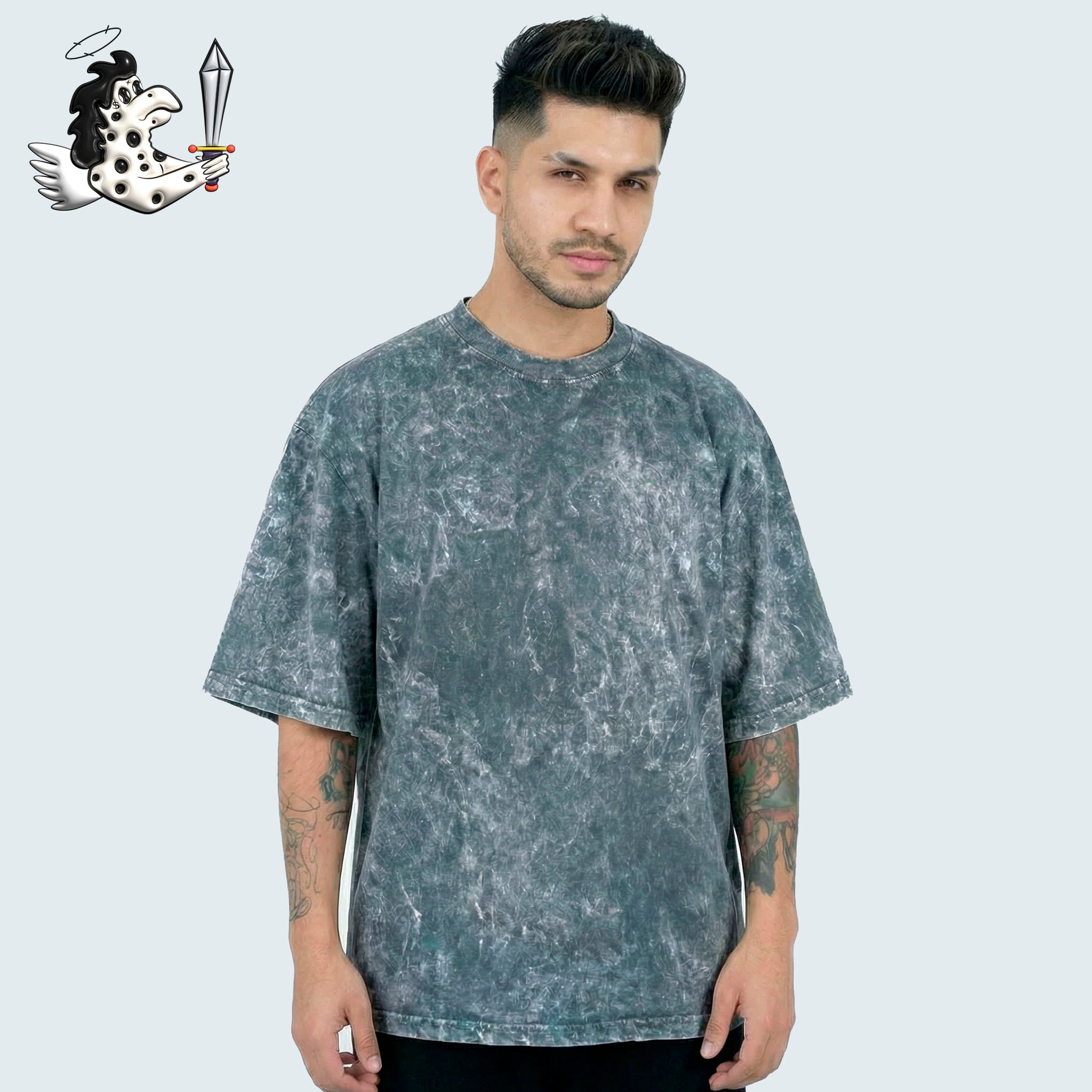 PLAYERA ACID WASH