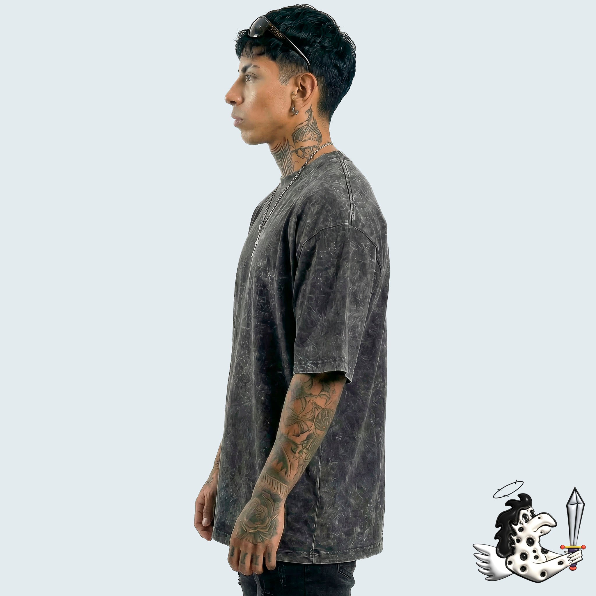 PLAYERA ACID WASH