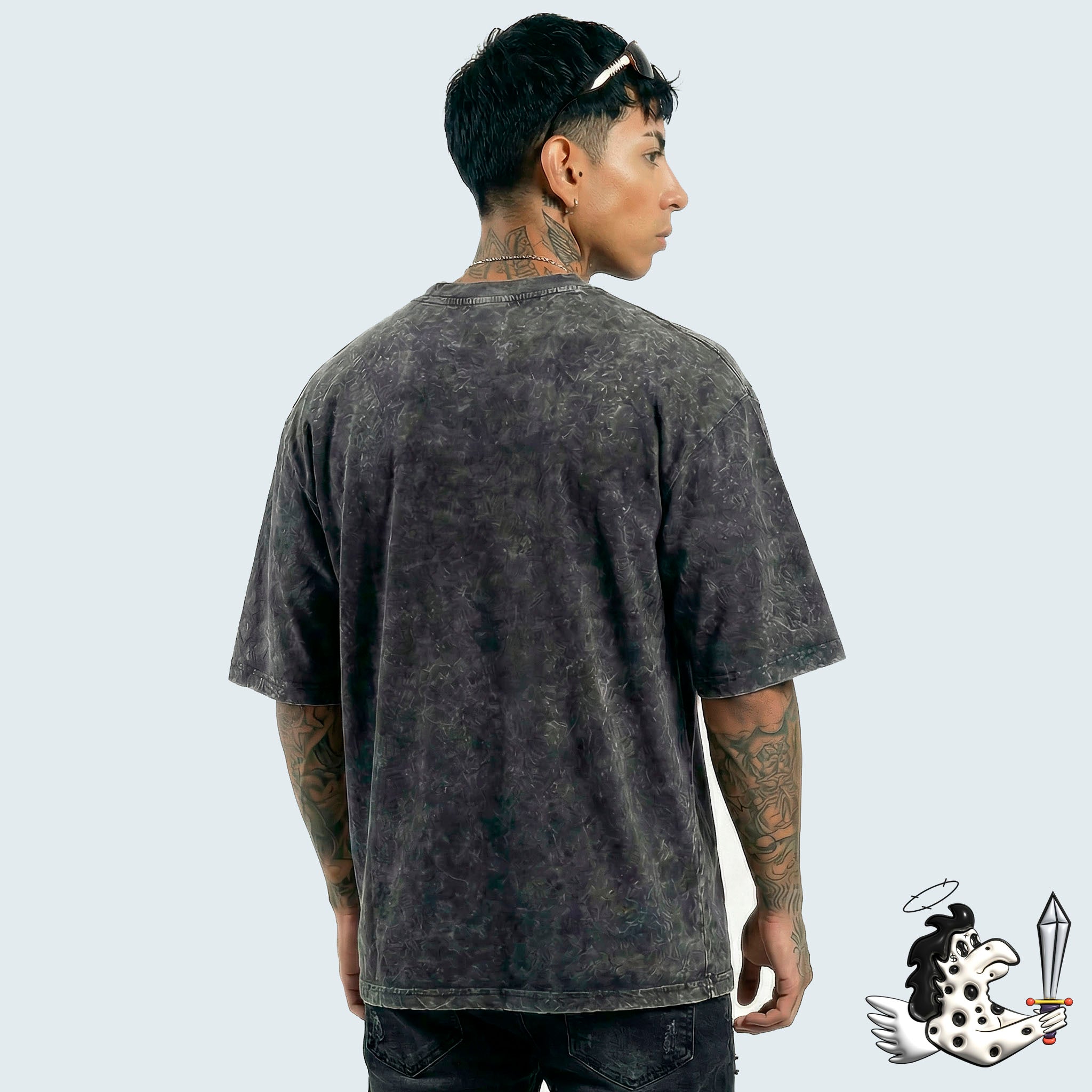 PLAYERA ACID WASH